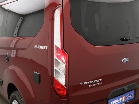 Ford Transit Nugget Aufstelldach 185PS Aut. in Dunkel Karmin Rot 