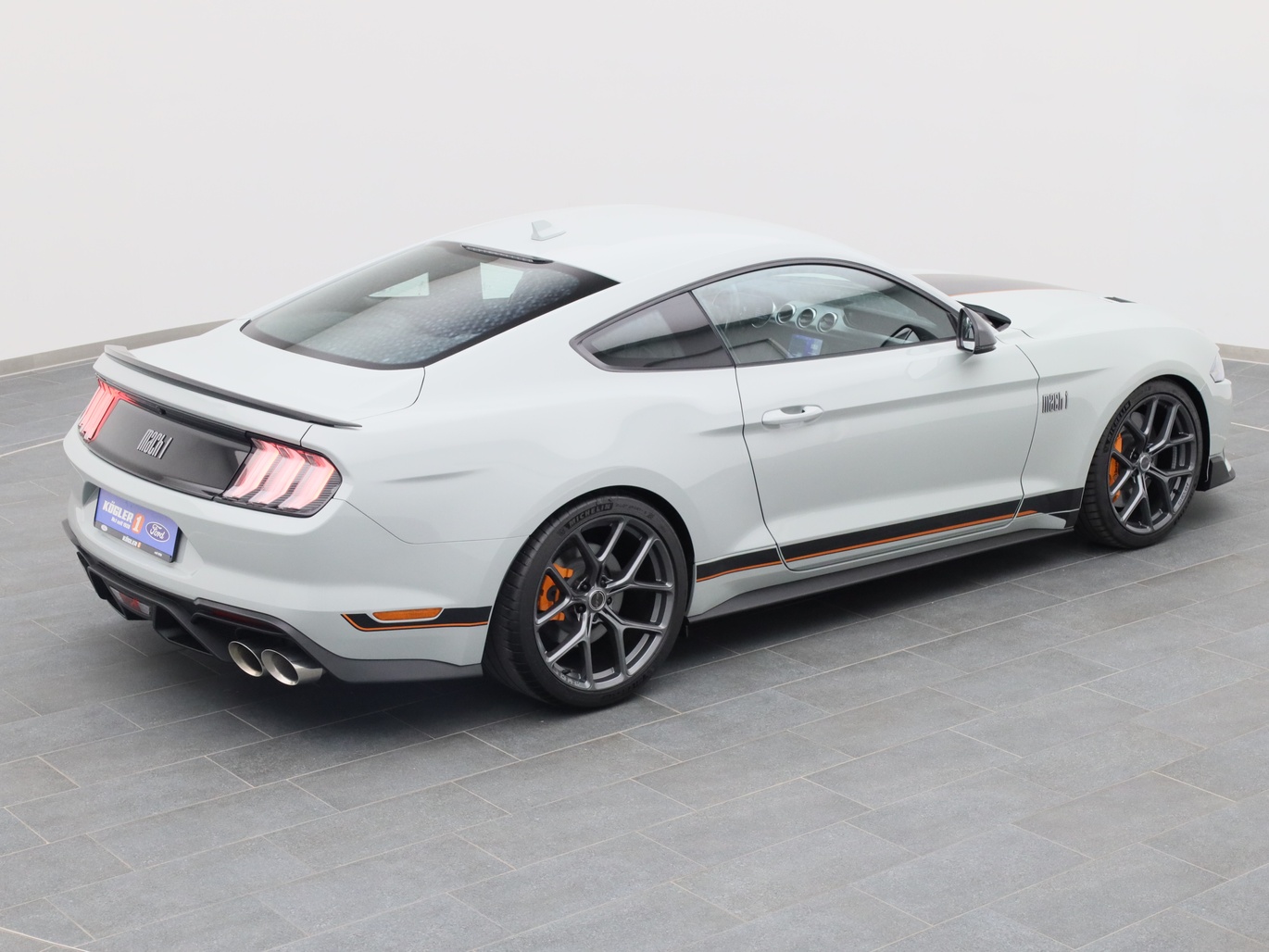  Ford Mustang Customized Mach1 750PS in Fighter Jet Gray 