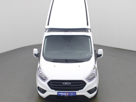  Ford Transit Nugget Aufstelldach 185PS / Sicht-P3 in Frost-weiß 