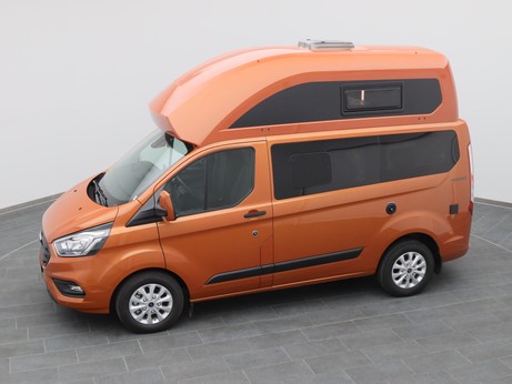 Ford Transit Nugget Hochdach 130PS / Sicht-P3 in Hokkaido Orange 