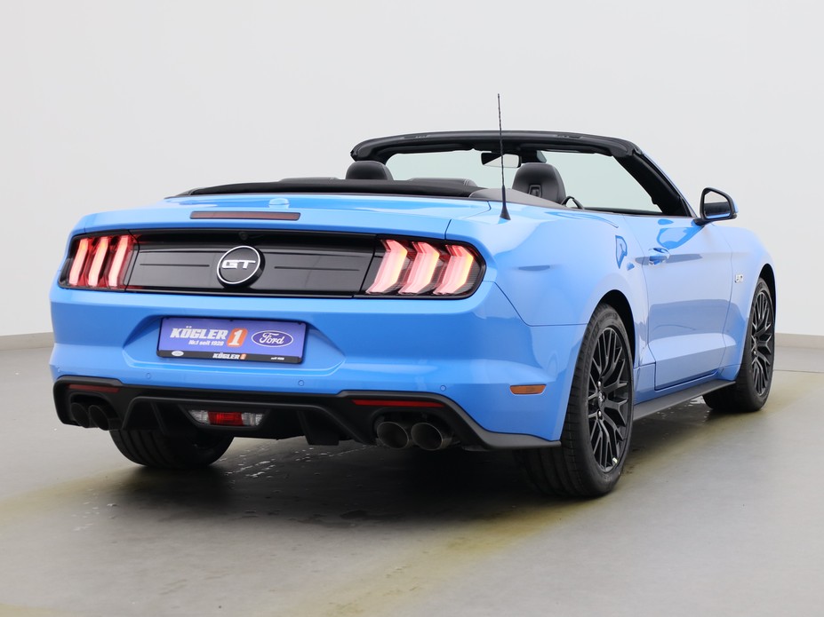  Ford Mustang GT Cabrio V8 450PS / Premium 2 / B&O in Grabber Blue 