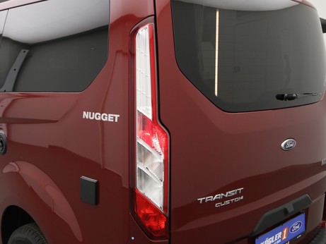  Ford Transit Nugget Aufstelldach 185PS / Sicht-P3 in Dunkel Karmin Rot 