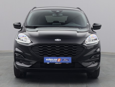 Frontansicht eines Ford Kuga ST-Line 150PS / Winter-P. / Klima / Navi in Agate Black 