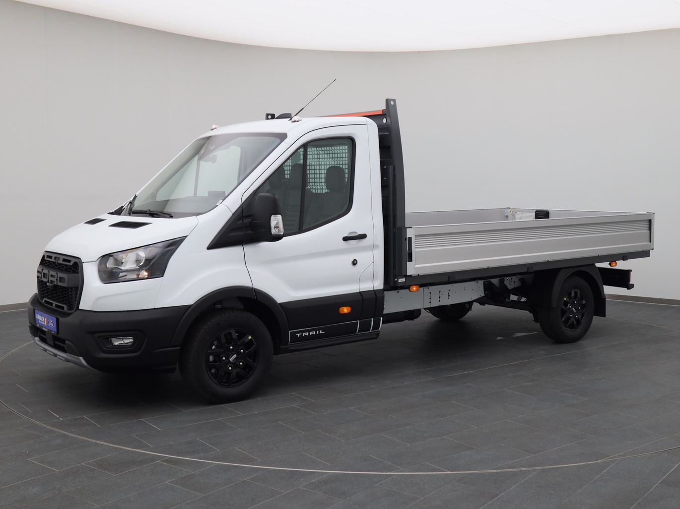  Ford Transit Pritsche EK 350 L3 Trail 170PS in Weiss 