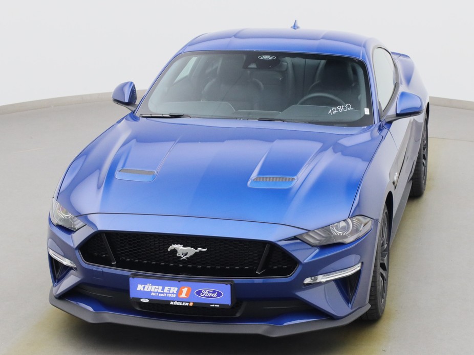  Ford Mustang GT Coupé V8 450PS / Premium 2 / B&O in Atlas Blau 
