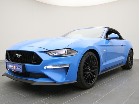  Ford Mustang GT Cabrio V8 450PS / Premium 2 / Magne in Grabber Blue 