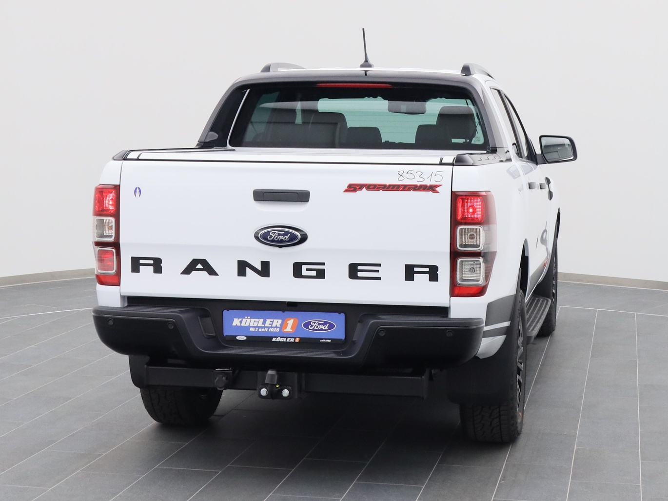  Ford Ranger DoKa Stormtrak 212PS Aut. / AHK / PDC in Frost-weiß 
