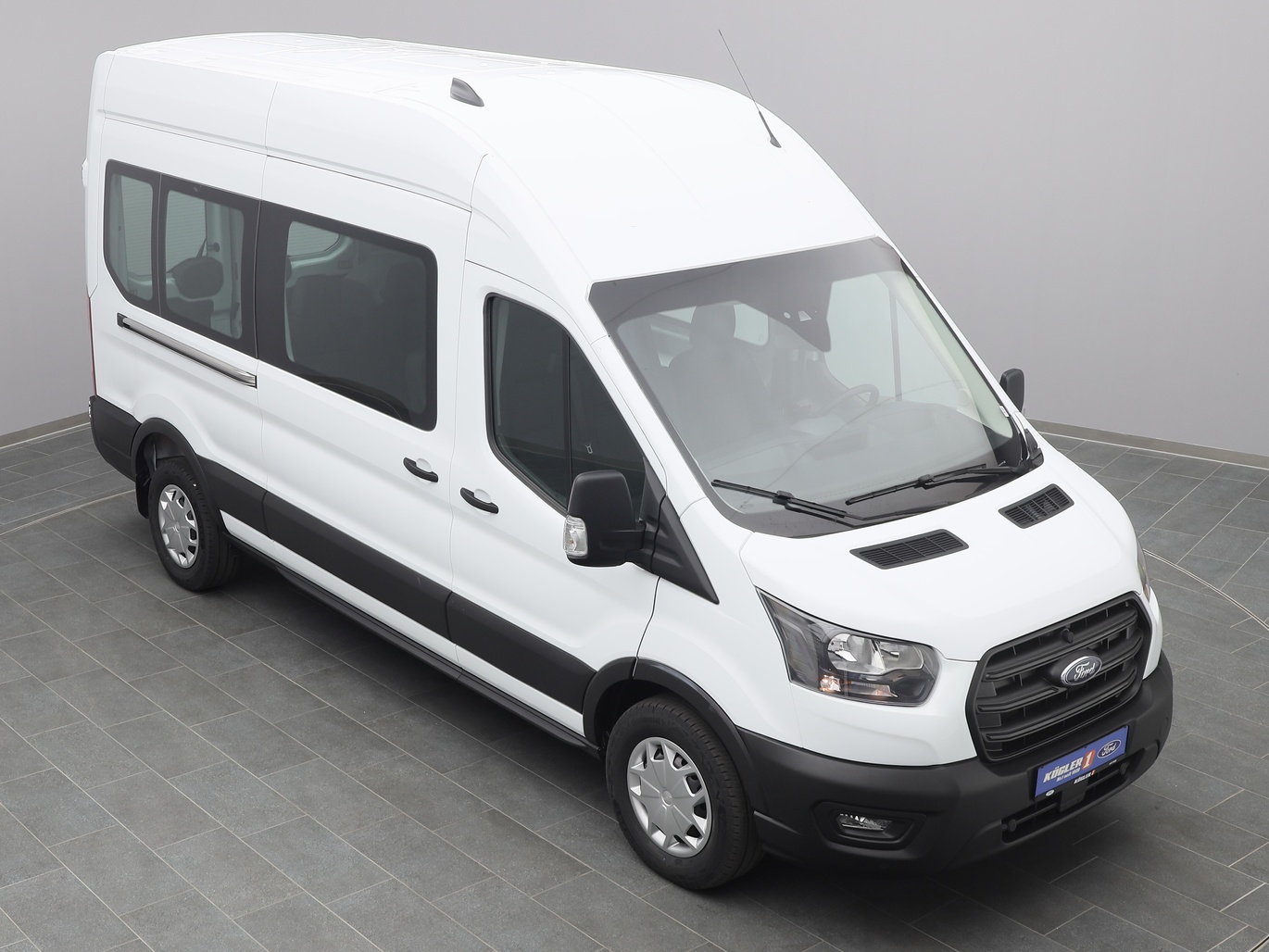  Ford Transit Kombi 350 L3H3 Trend 150PS / Klima in Weiss 