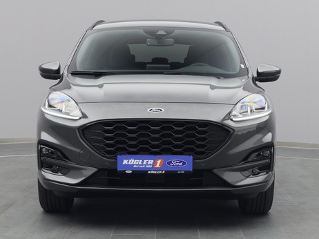 Frontansicht eines Ford Kuga ST-Line 150PS / Winter-P. / Klima / Navi in Magnetic Grau 