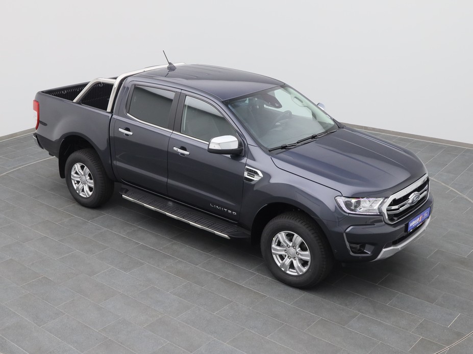  Ford Ranger DoKa Limited 213PS Aut. / AHK / PDC in Sea Grey 