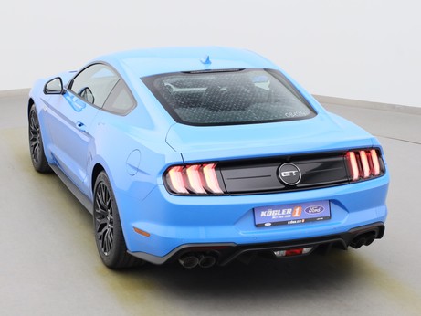  Ford Mustang GT Coupé V8 450PS / Premium 2 / Recaro in Grabber Blue 